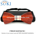 Double Layer Wood Bow Ties 3D Shape wood bowtie for Gentleman SBW1014